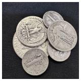 1 oz Unsearched 90% Silver Coins ï¿½ BELOW MELT