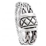 Impeccably Crafted Artisan Wheat Link Bracelet