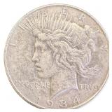1934 Silver Peace Dollar