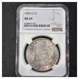 1900-O Silver Morgan Dollar NGC MS64