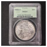 1899-O Morgan Silver Dollar MS64 PCGS