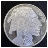 1 oz Fine Silver Round - Buffalo Design