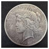1927 Silver Peace Dollar