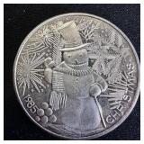 1 oz Fine Silver Round ï¿½ Winter Design