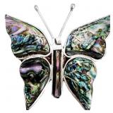 TAXCO Mexico Butterfly Abalone Pin/Brooch