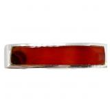 Carnelian Cabochon Stacking Ring