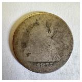 1875 Seated Liberty Dime
