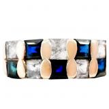 1 3/4 Carat Blue & White Sapphire Ring 14k Gold