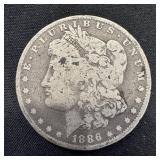 1886-O Morgan Silver Dollar