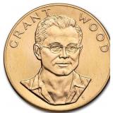 1 OZ Fine Gold US MINT Grant Wood Medallion