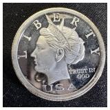 1/4 oz .999 Fine Silver NORFED Liberty Dollar