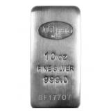 10 oz Italpreziosi Silver Bar  Hand Poured
