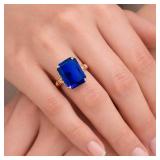 2+ Carat Spinel Vintage Ring 14k Gold