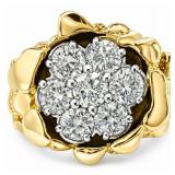 $10k Men's VS Diamond Nugget Ring 14k