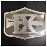 NASA Space Flight Emblem Silver Ingot ï¿½ GEMINI IX