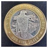 Collectible.999  Fine Silver $10 Gaming Token