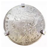 1891 Silver Morgan Dollar in Swank Money Clip