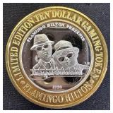 Collectible.999  Fine Silver $10 Gaming Token