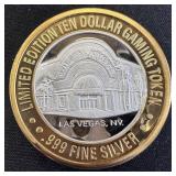 Collectible.999  Fine Silver $10 Gaming Token