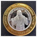 Collectible.999  Fine Silver $10 Gaming Token