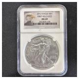 2012 American Silver Eagle 1st MS69 NGC