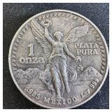 1985 1 oz .999 Fine Silver Libertad Low-Mintage