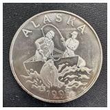 1 oz Fine Silver Round - Alaska Design