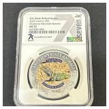 1 oz Fine Silver Oklahoma-Mountain Boomer MS70