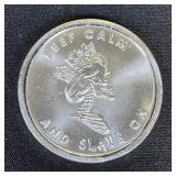 1 ounce Fine Silver Round - Keep Calm