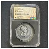 Cook Islands 1 oz Fine Silver Hadrian MS70 NGC