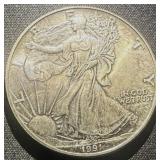 1991 American Silver Eagle  1 oz .999 Fine Silver