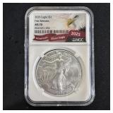2025 American Silver Eagle - NGC MS70