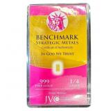 Benchmark Strategic Metals 1/4-Grain 24k Gold