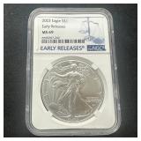 2023 American Silver Eagle MS69 NGC ER