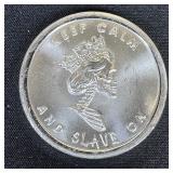 1 ounce Fine Silver Round - Keep Calm