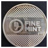 1 oz Fine Silver Round  9Fine Mint