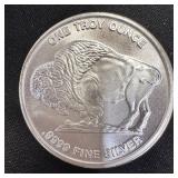 1 oz Fine Silver Buffalo Round