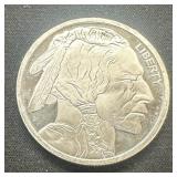 1 oz Fine Silver Round - Buffalo Design