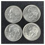 (4) 2001 Roosevelt Dimes