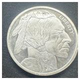 1 oz Fine Silver Round - Buffalo Design