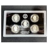 2014-S National Parks Silver Proof Quarter Set