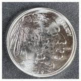 1 Ounce .999 Fine Silver Buffalo Round