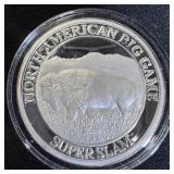1 oz Fine Silver Round N. American Big Game Series
