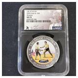 2022 1 oz Silver Lincoln Wrestler  MS-70 NGC
