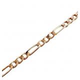 18' Figaro Link Chain Necklace 14k 18'