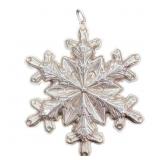 Gorham 1978 Sterling Snowflake Ornament