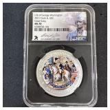 2021 1 oz Silver Washington Great Entry MS70 NGC