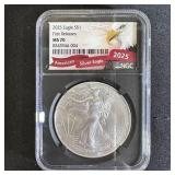2025 American Silver Eagle  NGC MS70 FR