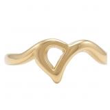 Retired JAMES AVERY Open Heart Ring 14k Gold