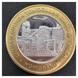 COLLECTIBLE 2005- .60 oz Fine Silver Gaming Token